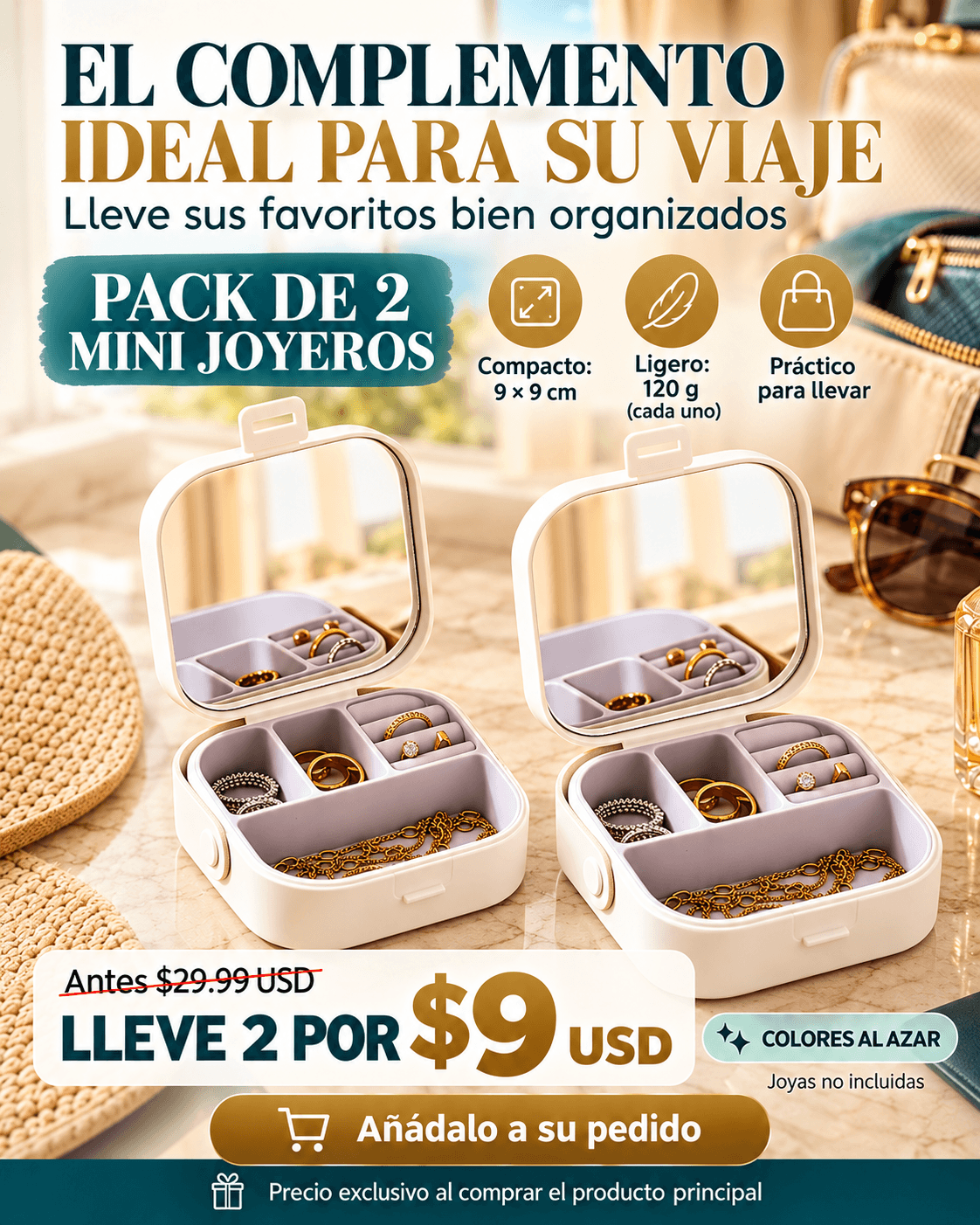 MINI JOYERO CON ESPEJO
