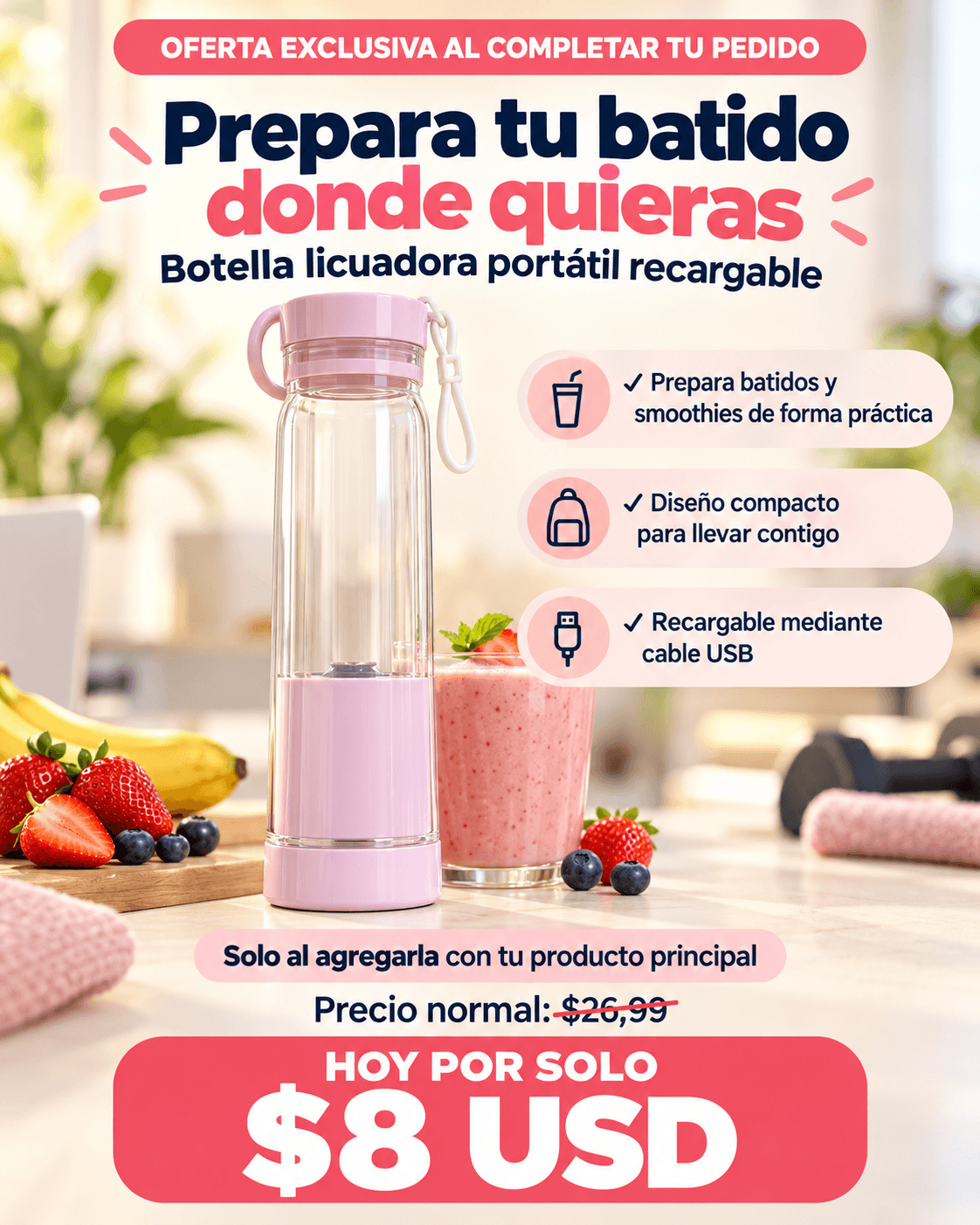 BOTELLA LICUADORA