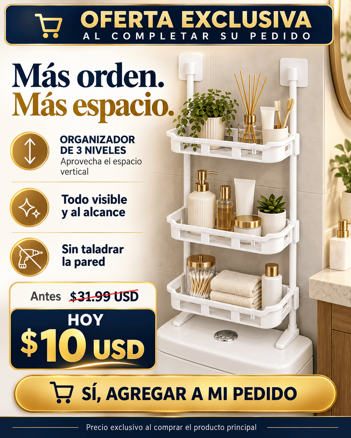 ORGANIZADOR DE BAÑOS
