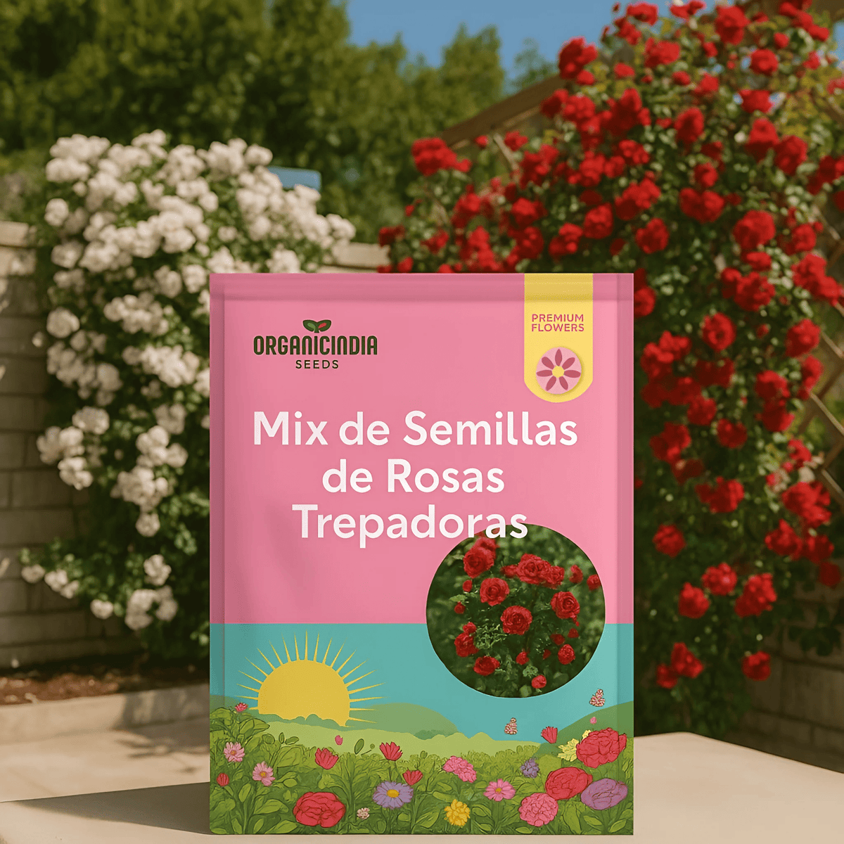 Organicidia® - Semillas Mixtas de Rosas Trepadoras x 100 semillas upsell