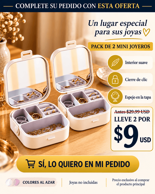 MINI JOYERO CON ESPEJO