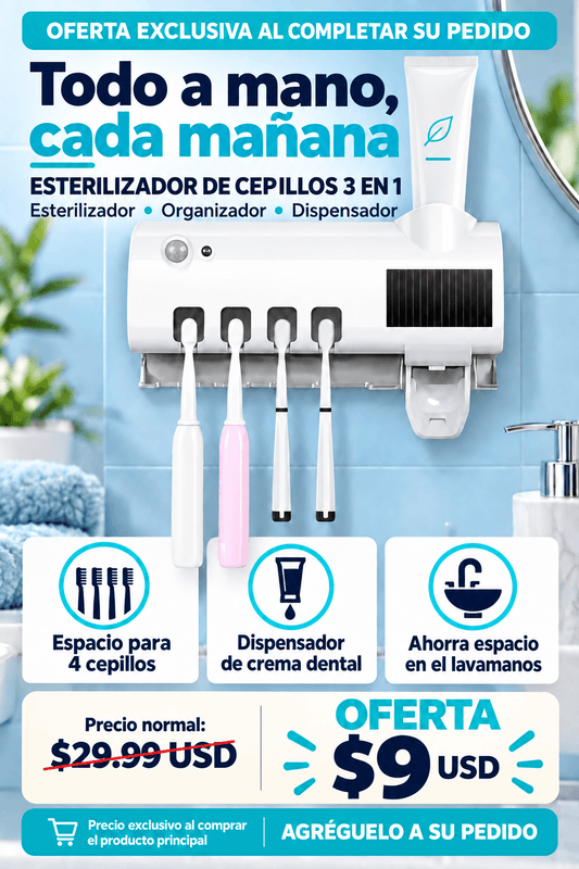 DISPENSADOR DE CEPILLOS DE DIENTES