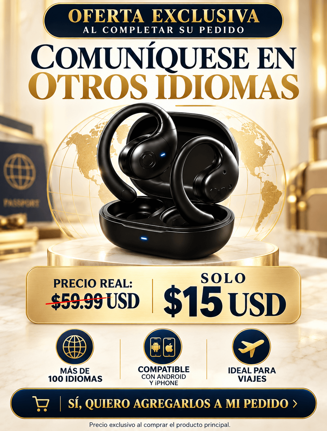 AUDIFONOS UPSELL