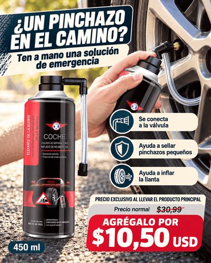 inflador sella pinchazo llanta