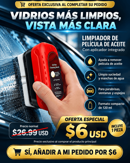 LIMPIADOR DE VIDRIOS MULTIFUNCIONAL