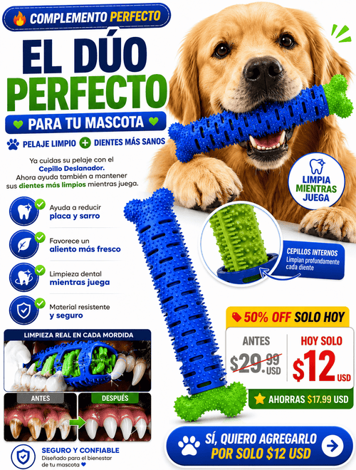JUGUETE HUESO LIMPIADOR DENTAL